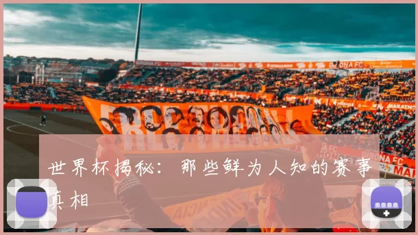 世界杯揭秘:那些鲜为人知的赛事真相