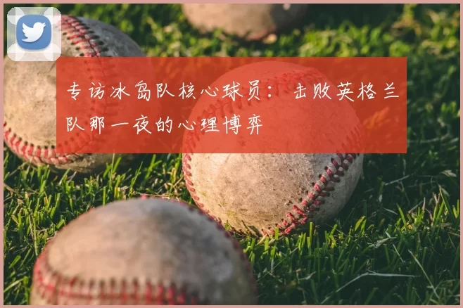 专访冰岛队核心球员：击败英格兰队那一夜的心理博弈