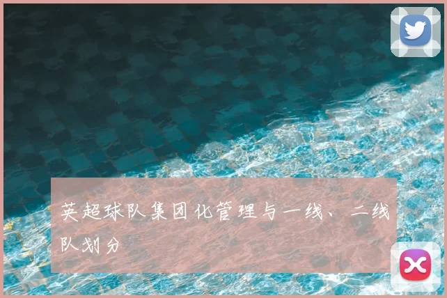 英超球队集团化管理与一线、二线队划分